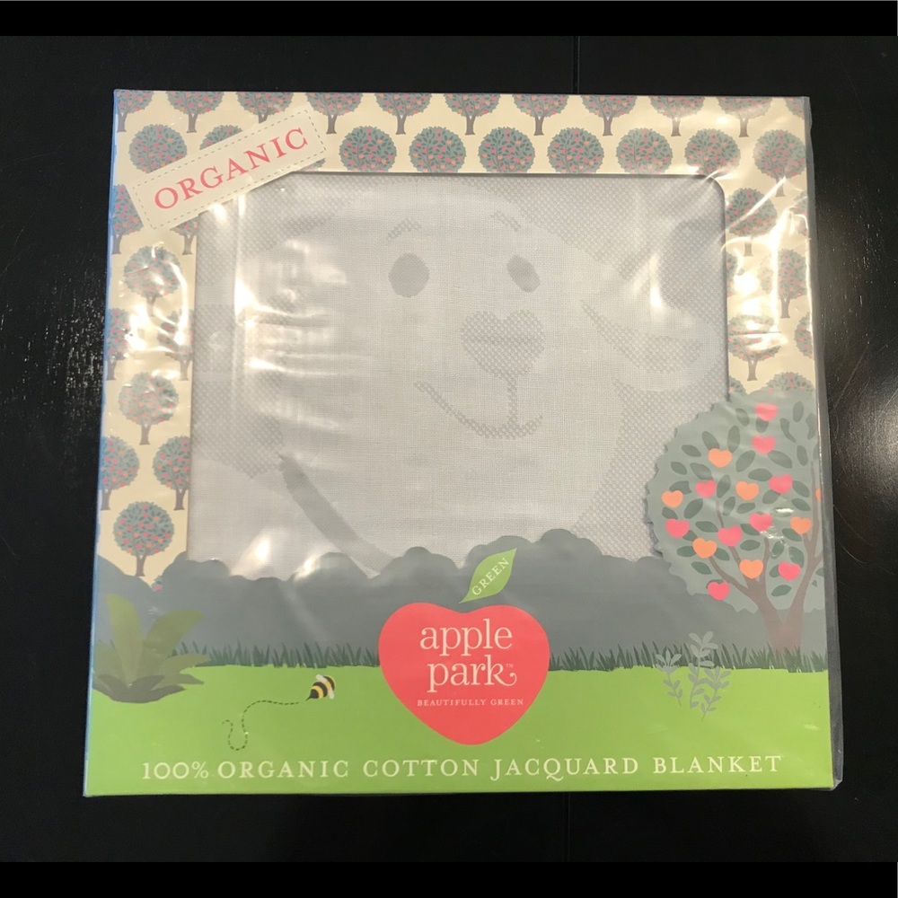 ApplePark Jacquard Organic Blanket Swaddle Muslin